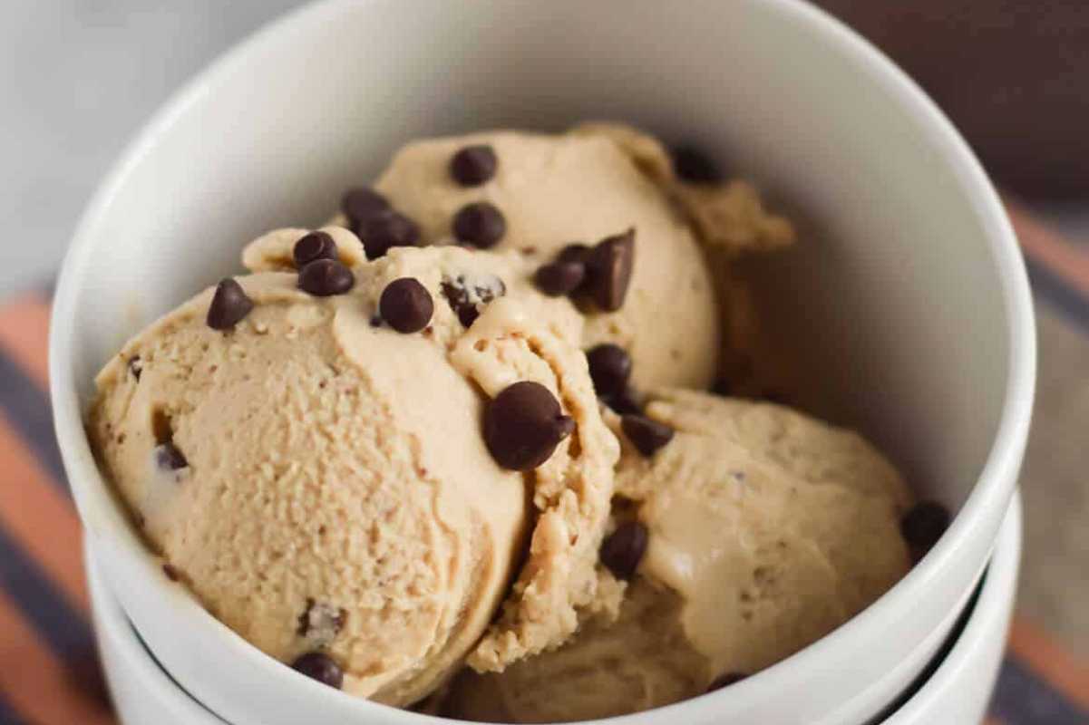 Coconut Espresso Ice Cream. 