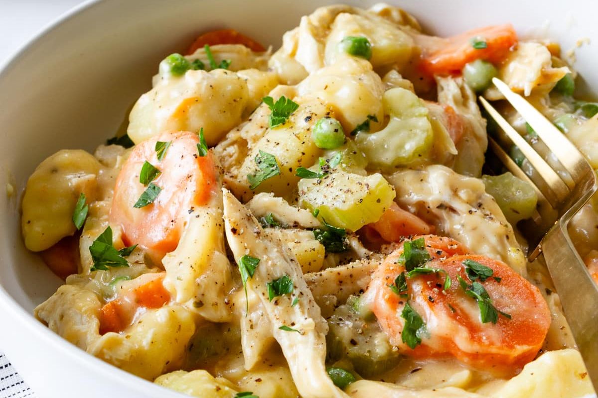 Comforting Chicken Gnocchi Dumplings