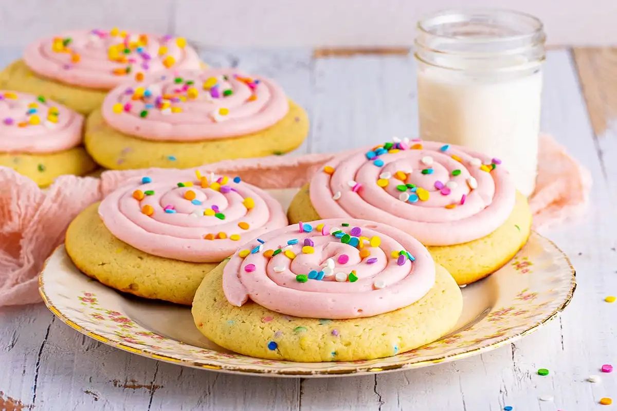 Confetti Cake Cookies Crumbl Copycat Recipe