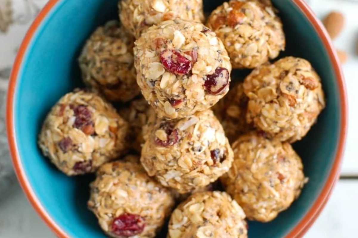 Cranberry Almond Energy Bites.