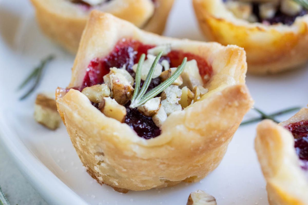 Cranberry Baked Bried Bites Recipe