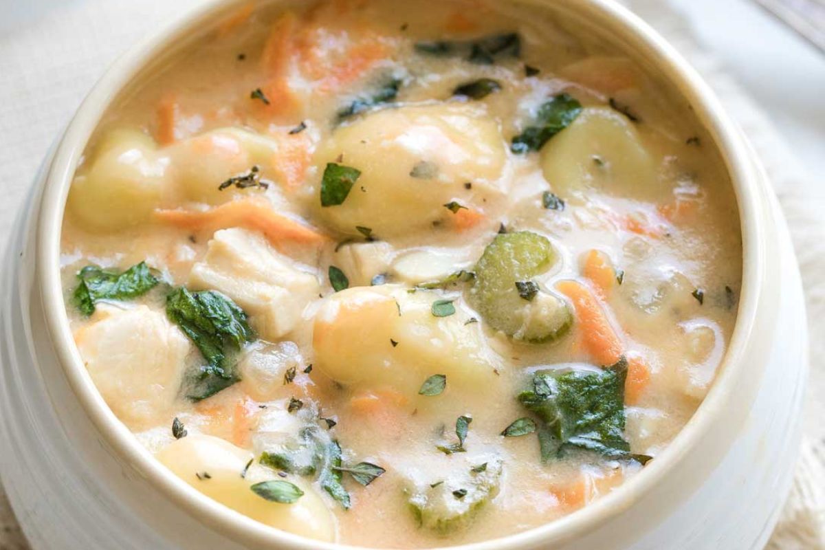 Creamy Chicken Gnocchi Soup Recipe