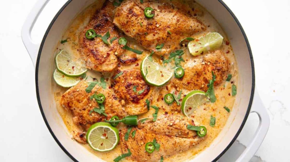 Creamy Coconut Milk Chicken Recipe (One-Skillet).