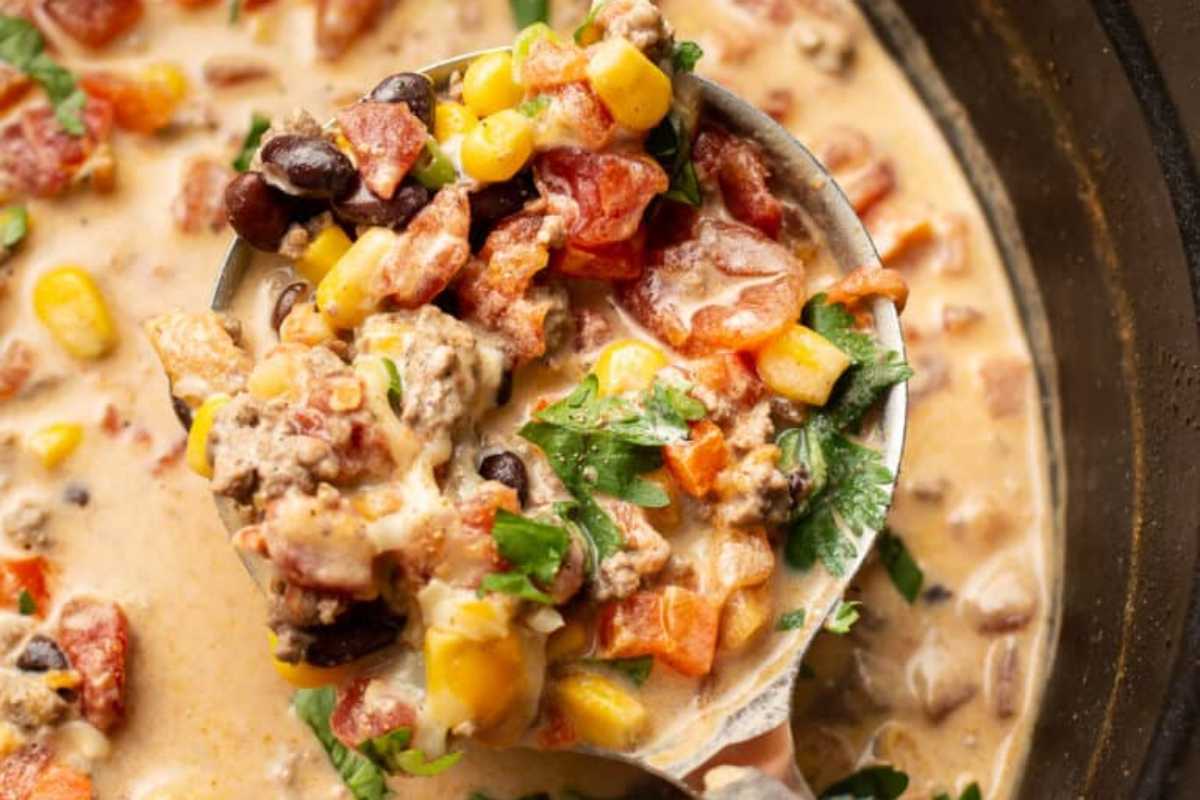 Creamy Taco Soup. 