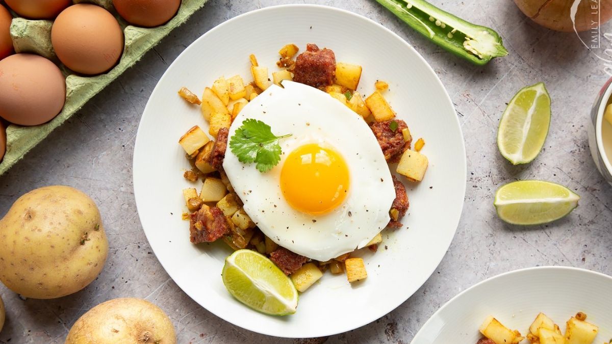 Curried Corned Beef Hash.