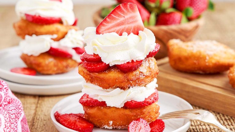 Deep Fried Strawberry Shortcake.