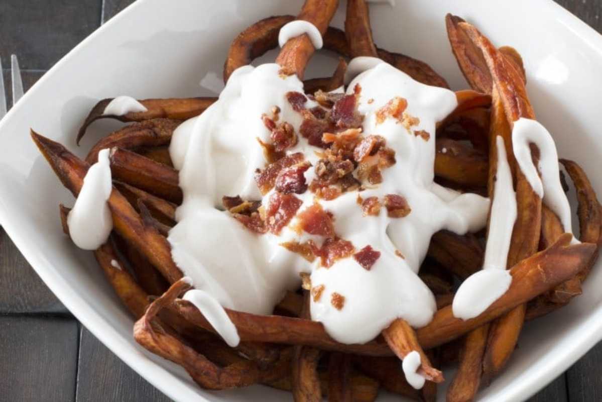 dessert sweet potato fries. 