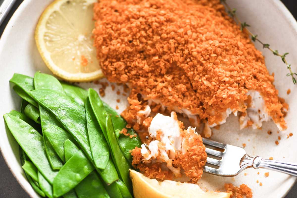 Doritos Crusted Fish. 