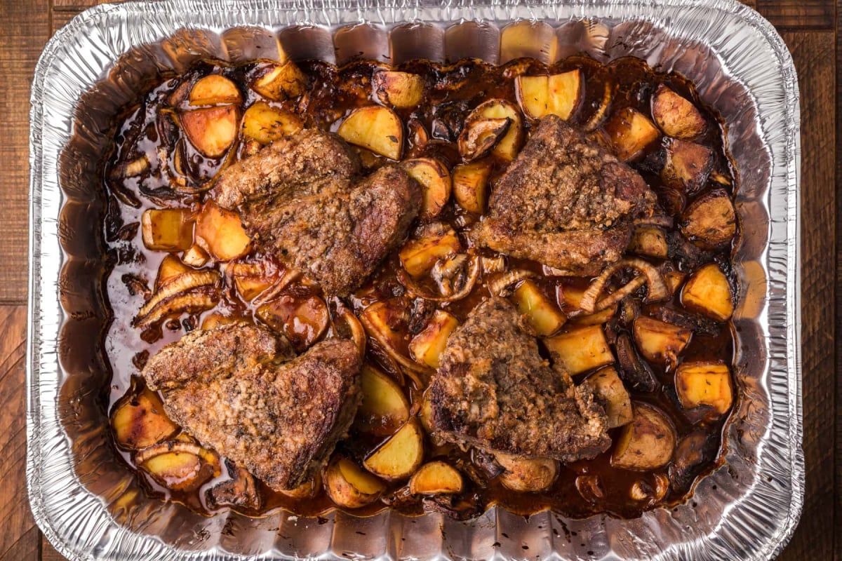 Baked Steak Recipe.