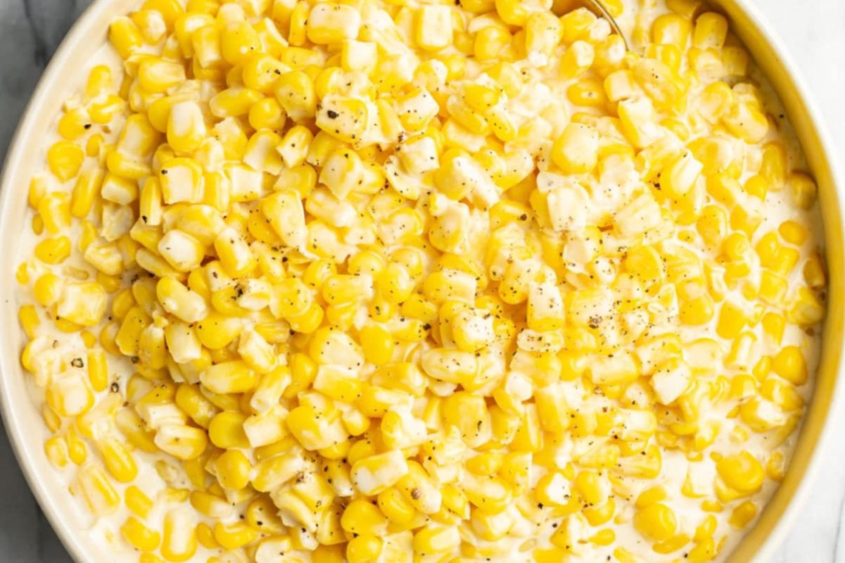 Easy Creamed Corn. 