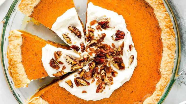 Easy Eggless Sweet Potato Pie.