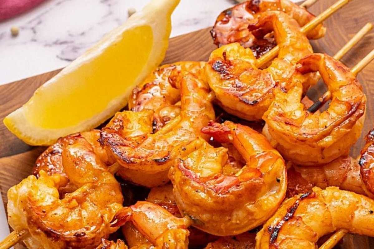 Easy Grilled Shrimp. 