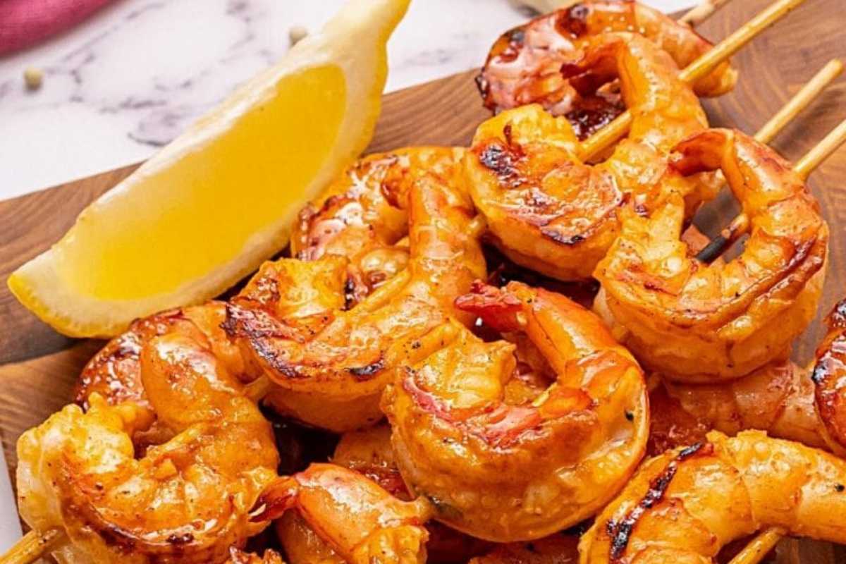 Easy Grilled Shrimp. 