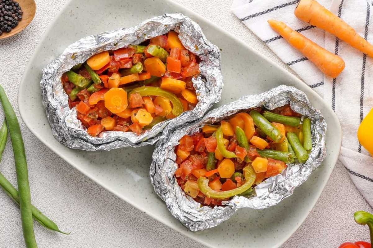Easy Grilled Vegetables In Foil Recipe.