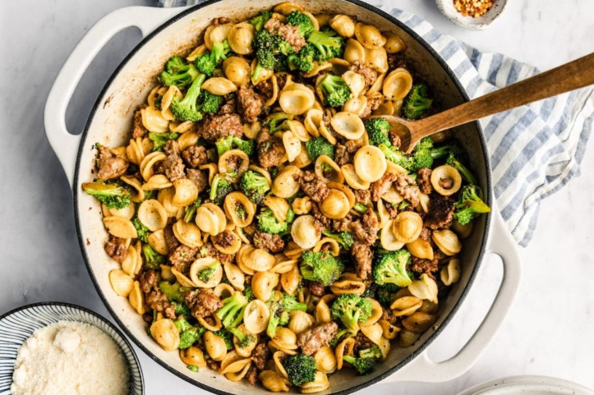 Easy Orecchiette With Sausage And Broccoli Recipe