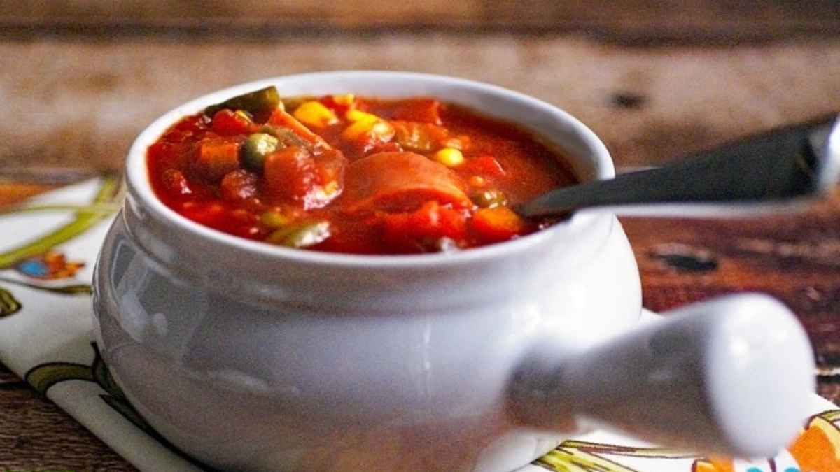 Easy Slow Cooker SPAM Soup Recipe. 