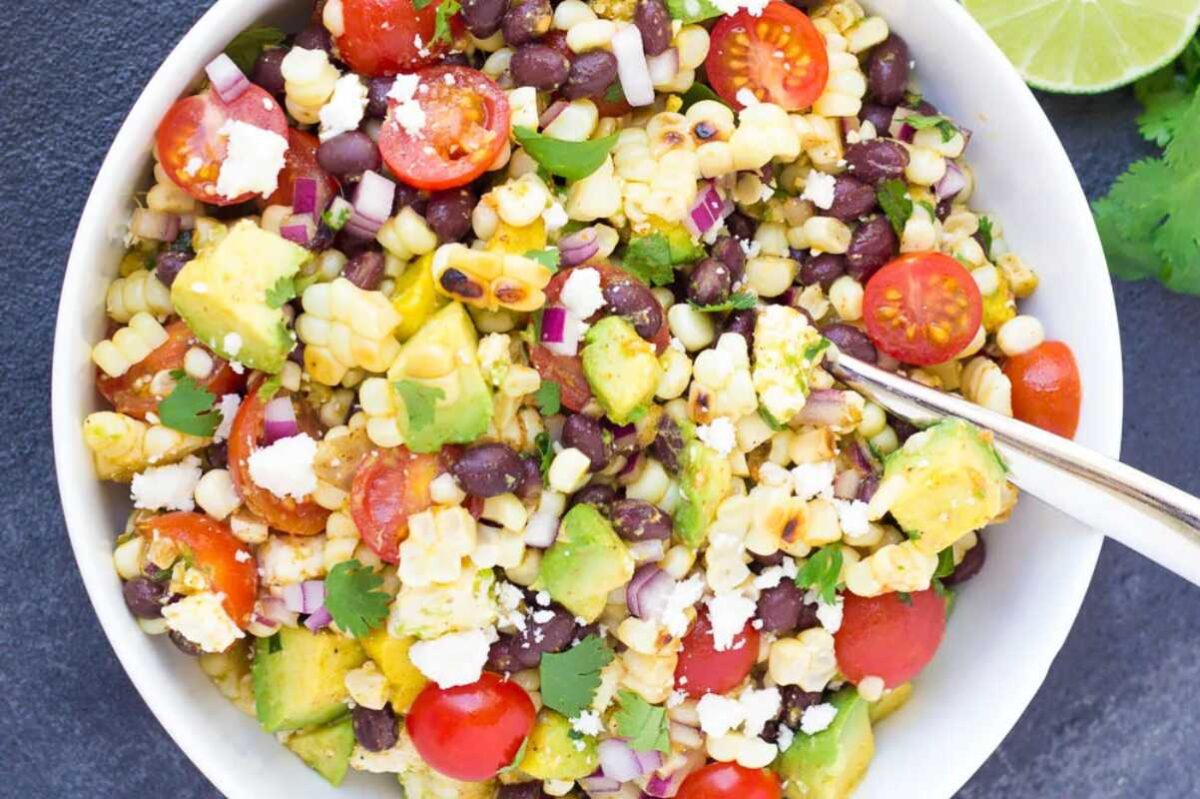 Fresh Corn Salad. 