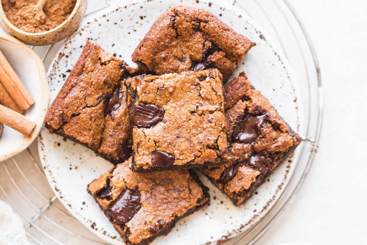 Gluten-Free Vegan Sweet Potato Blondies.