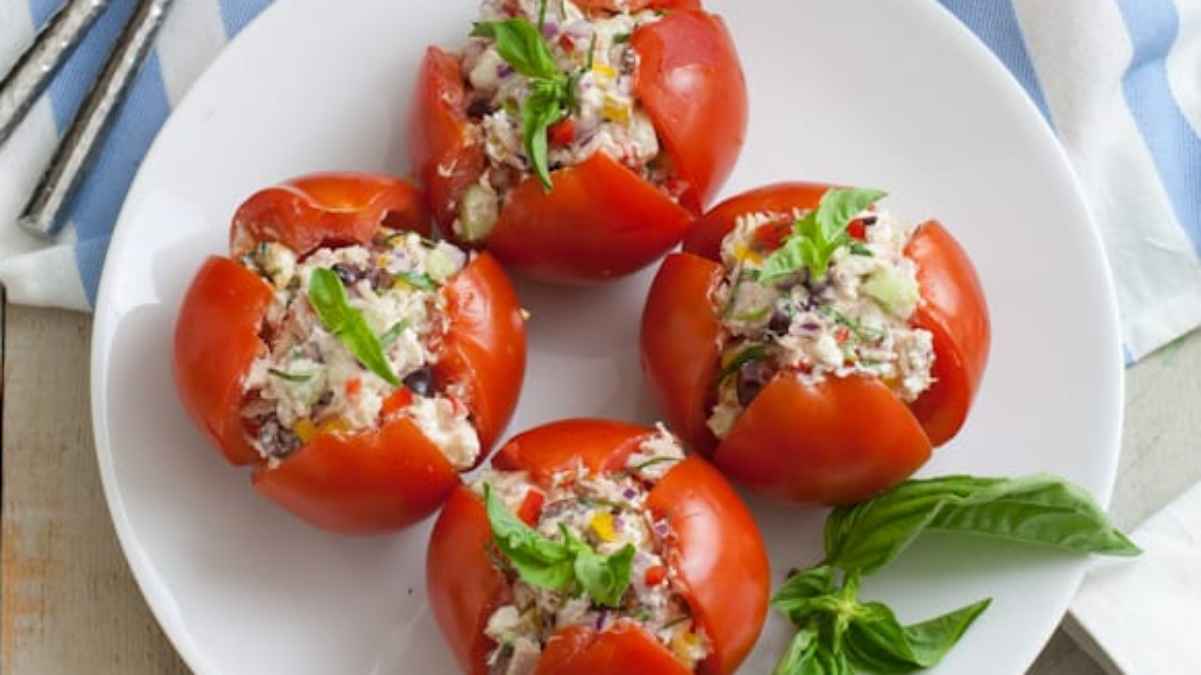 Greek Tuna Salad. 