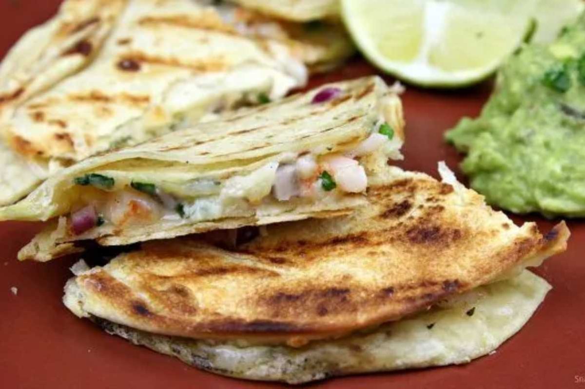 Grilled Shrimp Quesadillas Recipe. 