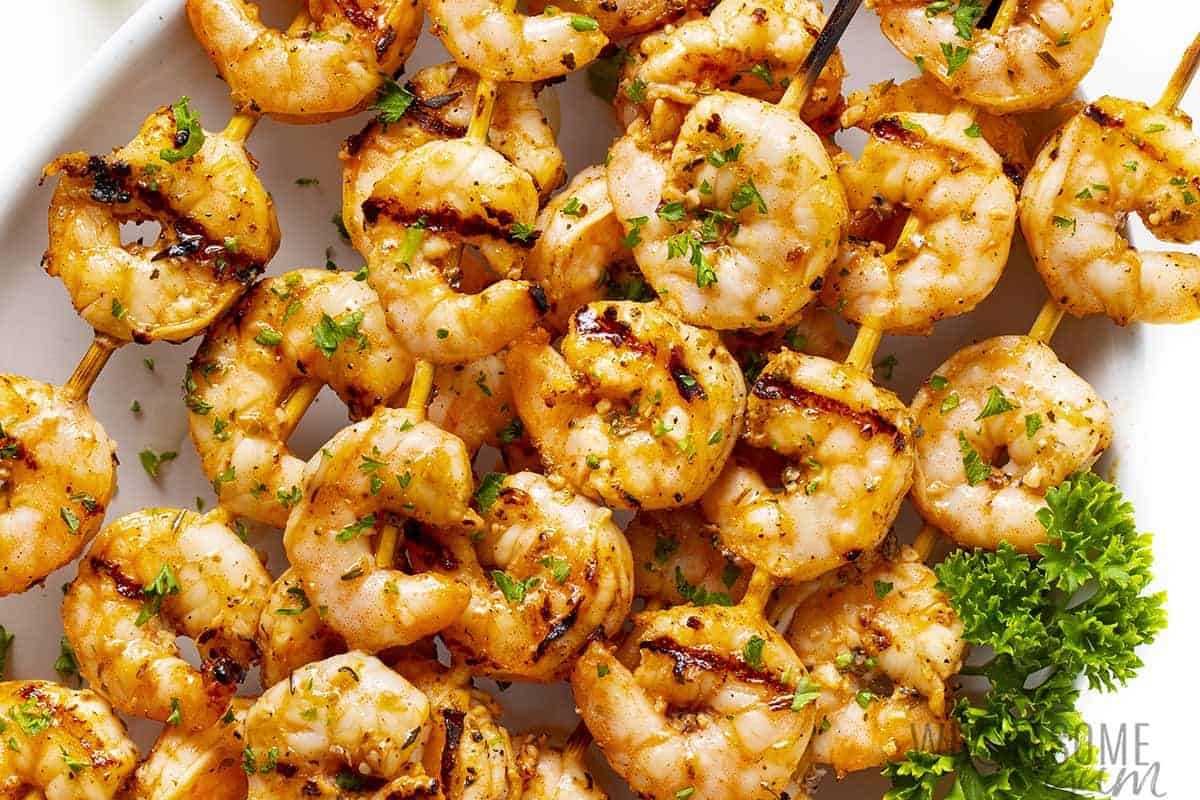 Grilled Shrimp Skewers Recipe. 