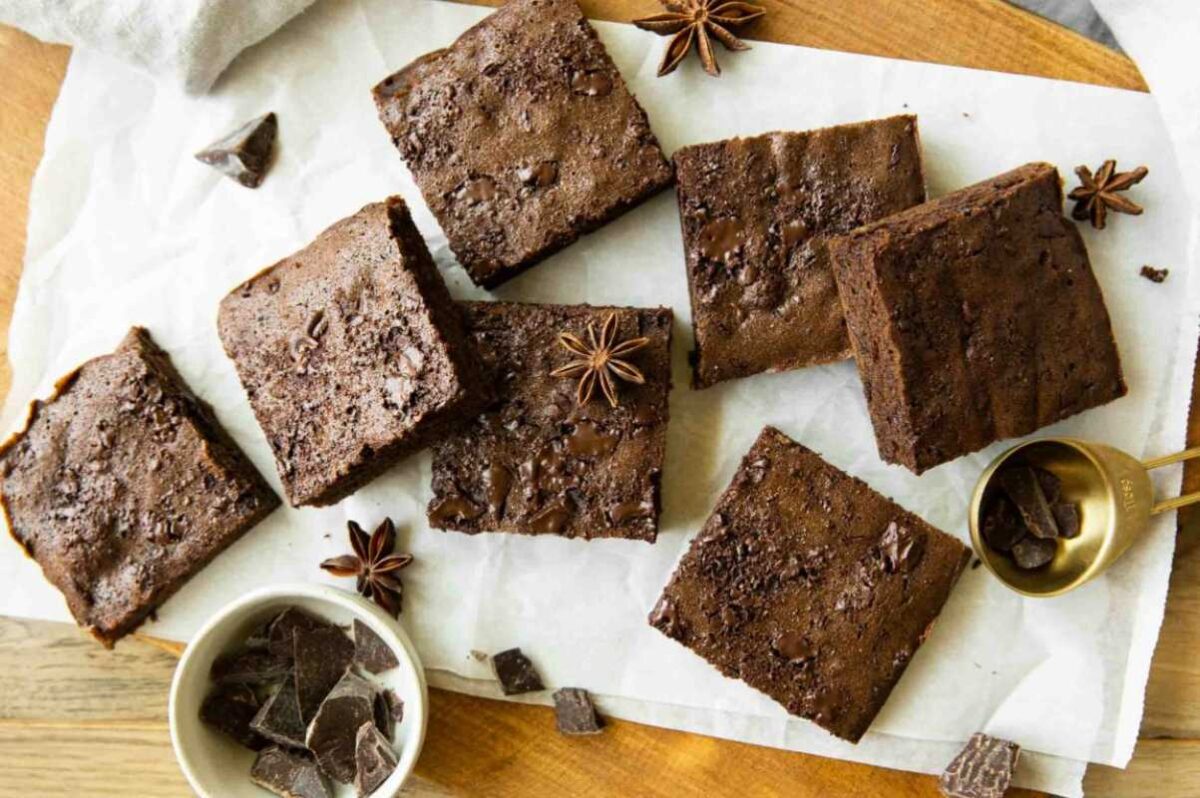 Healthier Sweet Potato Brownies. 