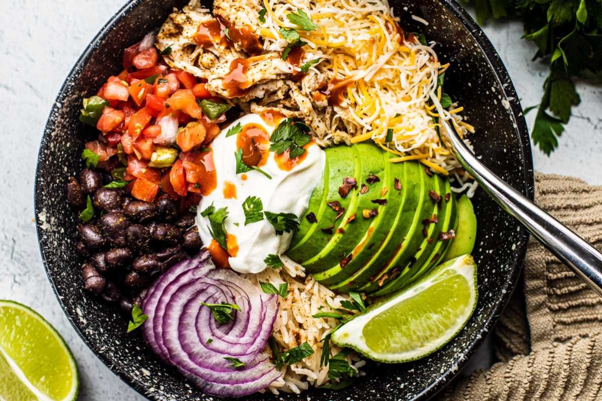 Healthy Burrito Bowl Recipe. 