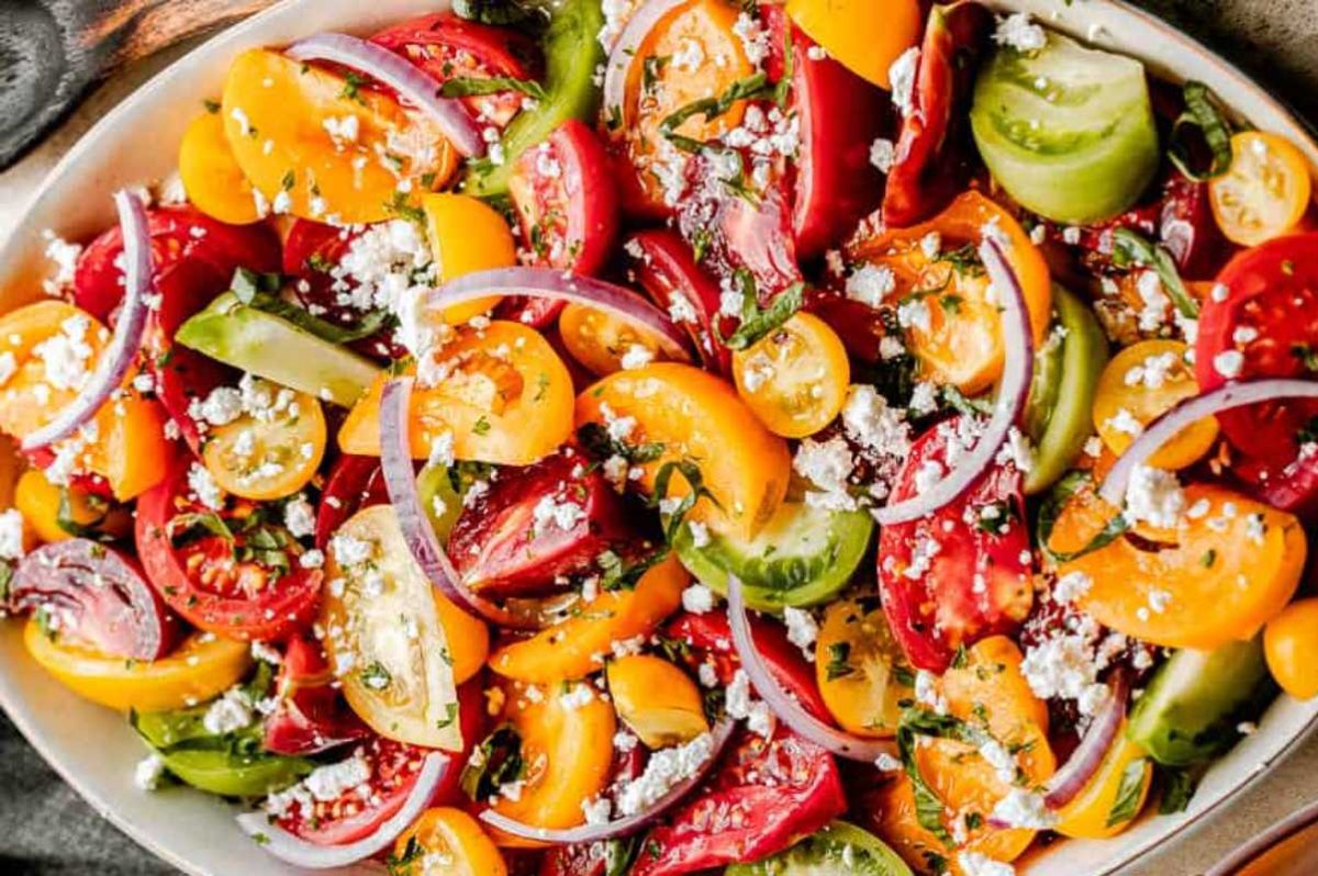 Heirloom Tomato Salad.