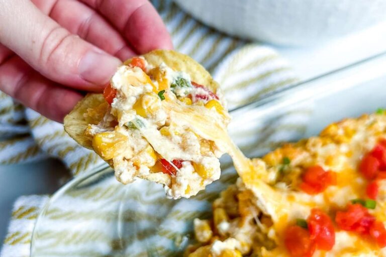 Hot Cream Cheese Corn Dip.
