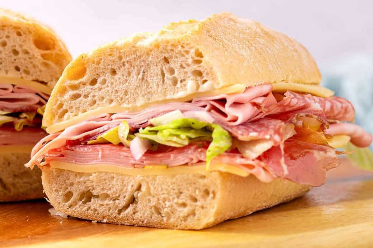Italian Grinder Sandwich. 