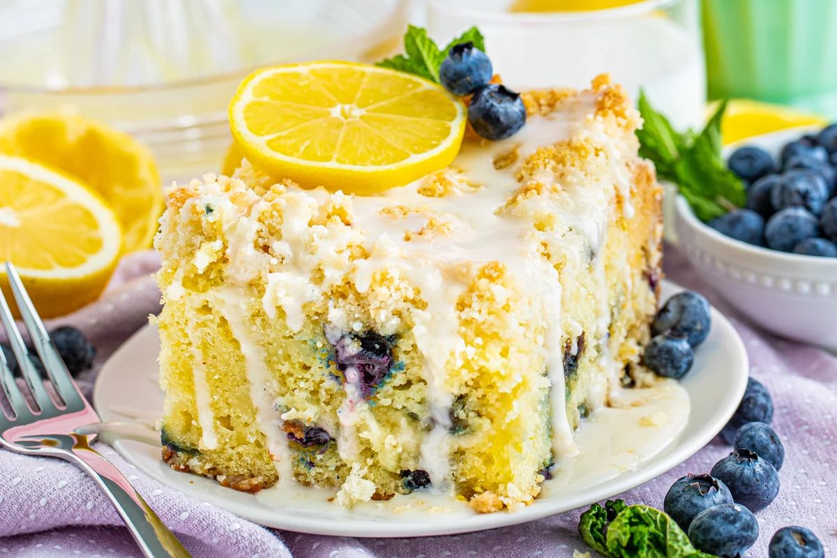 Lemon Blueberry Coffee Cake