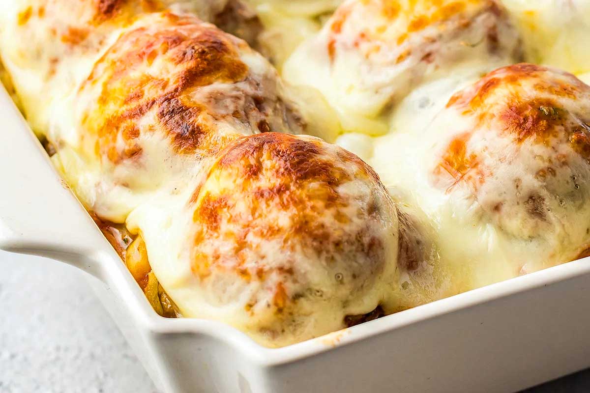 Loaded Mashed Potato and Meatball Casserole 25
