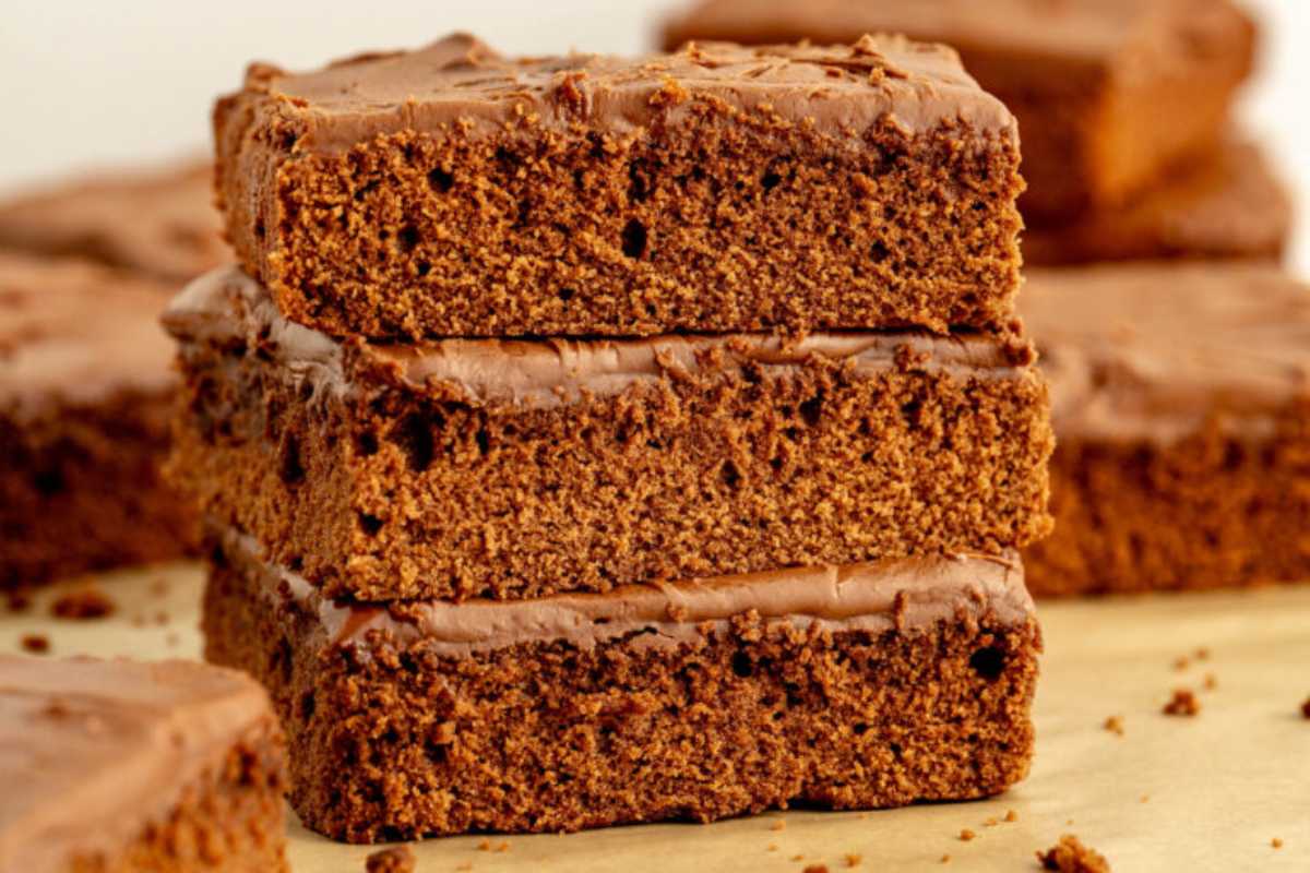 Lunch Lady Brownies. 