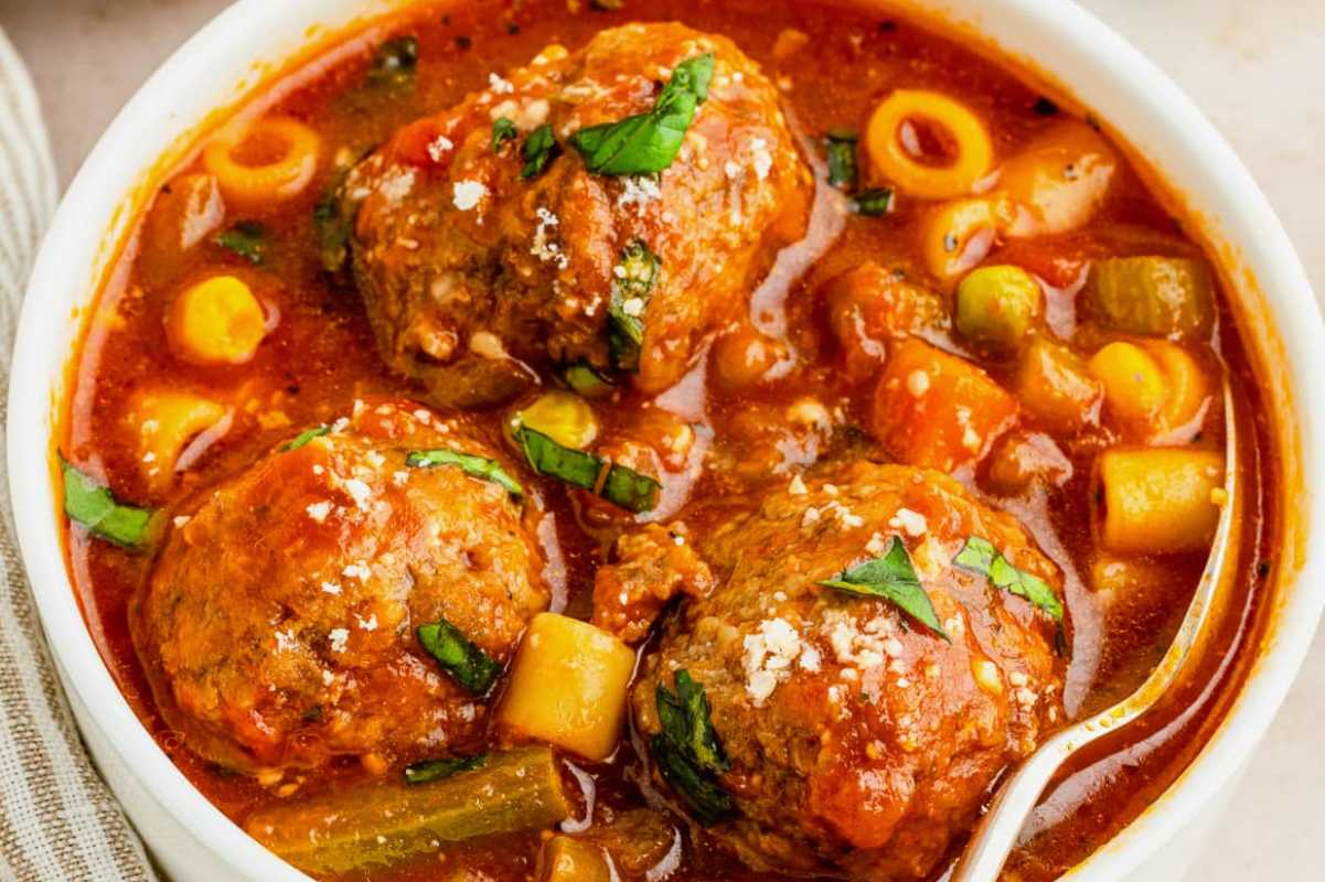 Meatball Soup. 