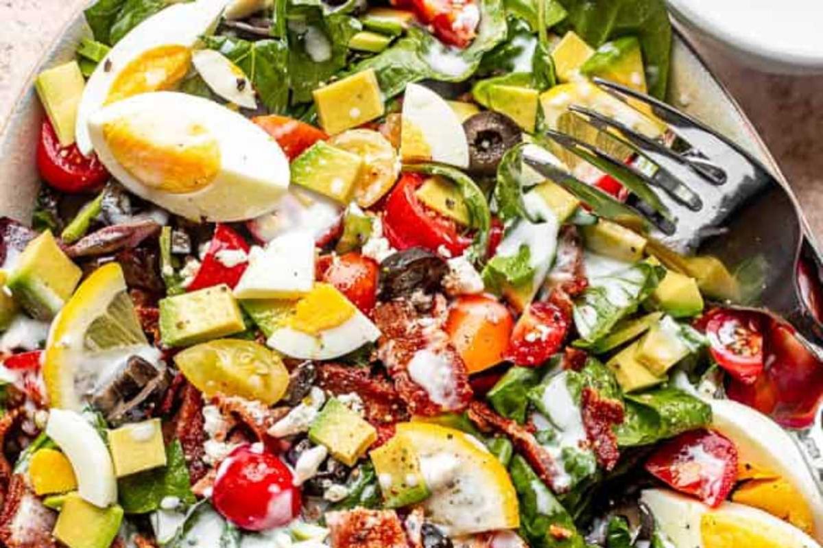 Mediterranean Cobb Salad.