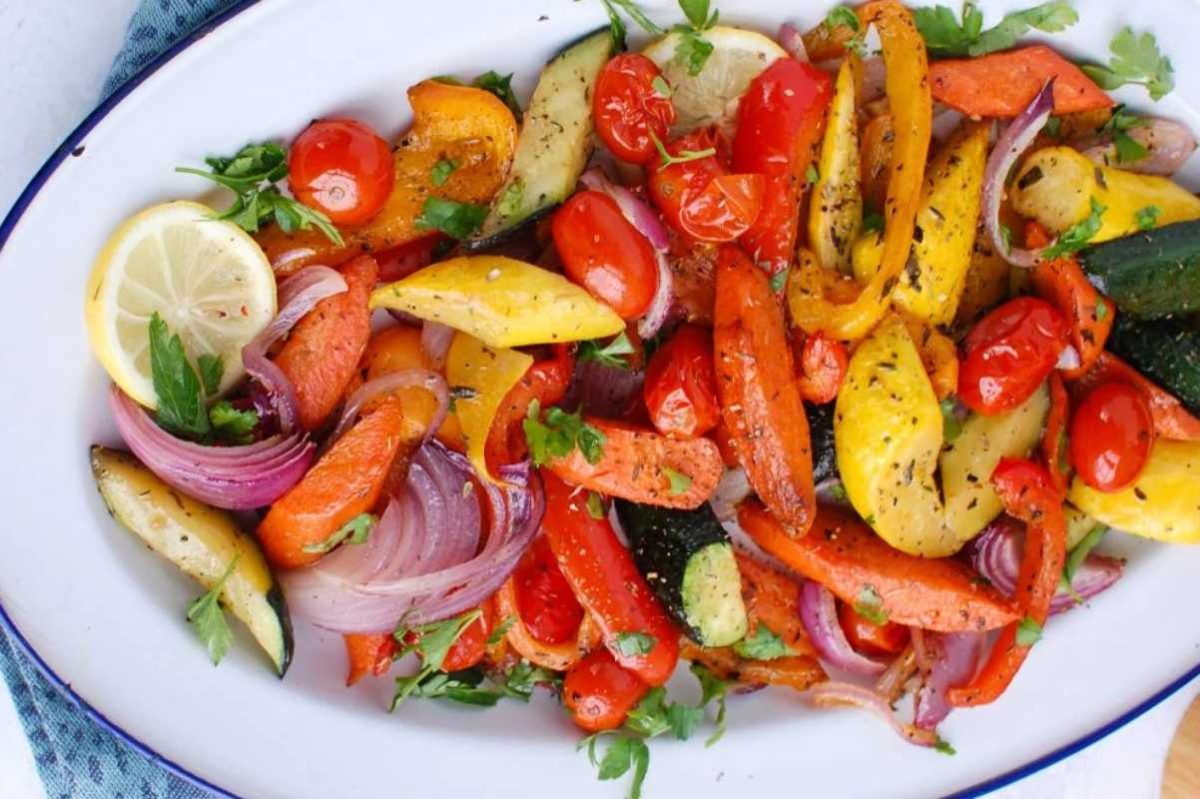 Mediterranean Roasted Vegetables. 