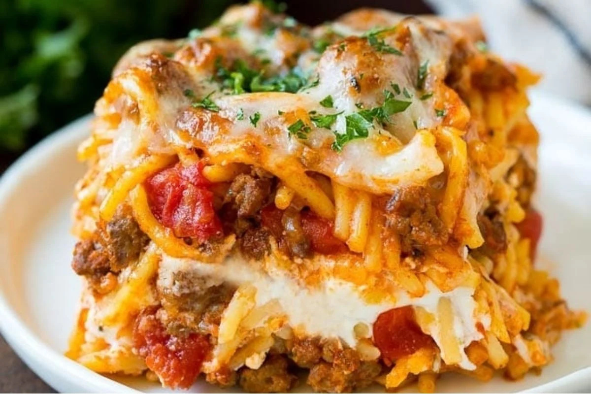 Million Dollar Spaghetti Casserole