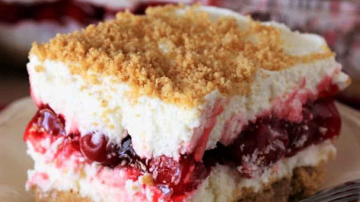 No-bake Cherry Yum Yum.