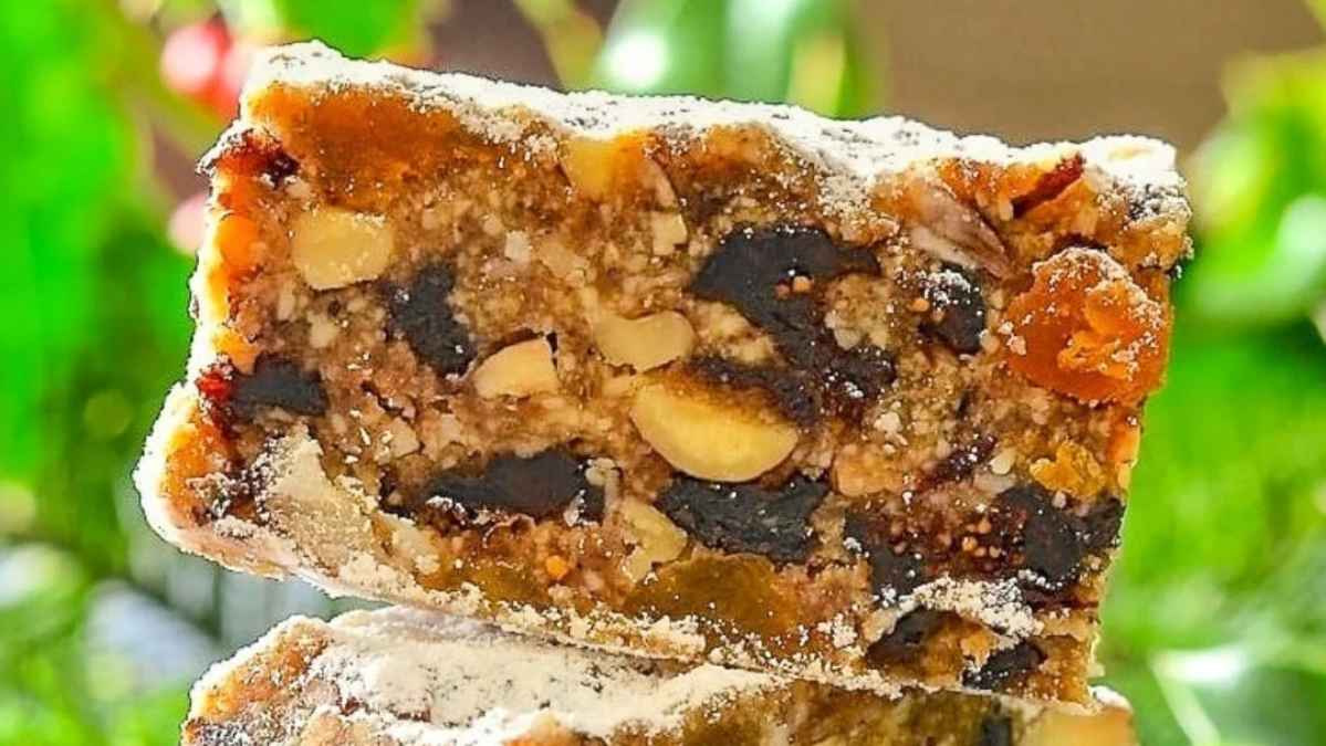 No Bake Fruit Cake.