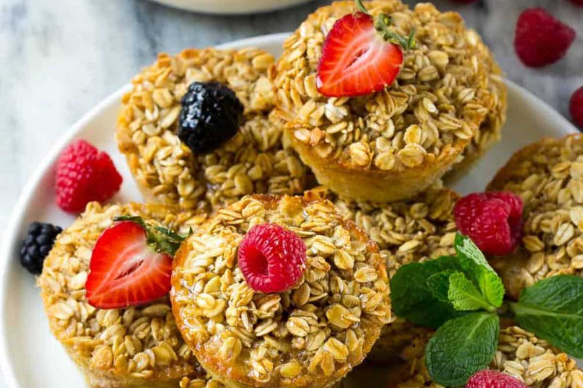 Oatmeal Protein Muffins.