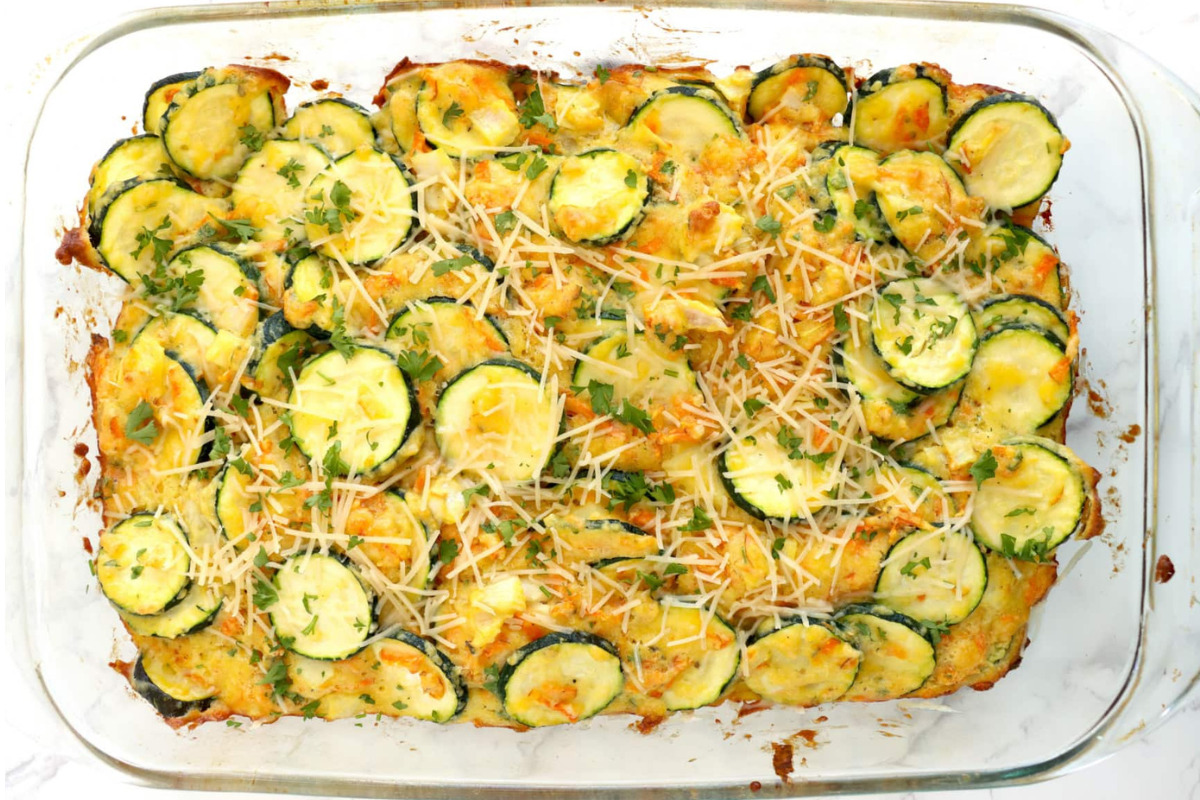 Old Fashioned Zucchini Squash Casserole Recipe