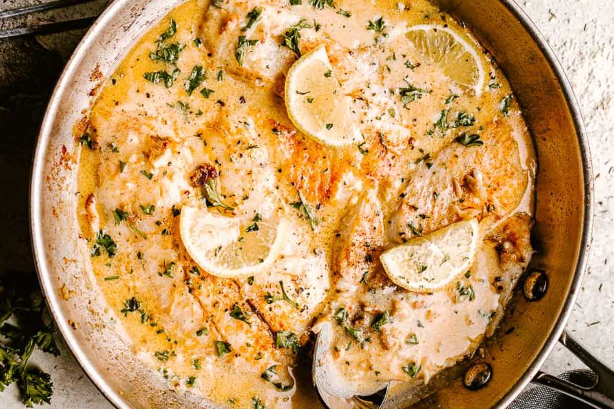 Pan Fried Tilapia. 