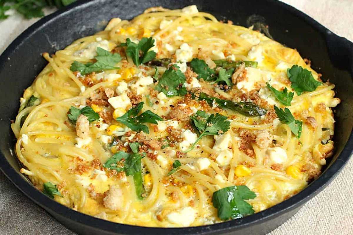 Pasta Frittata. 