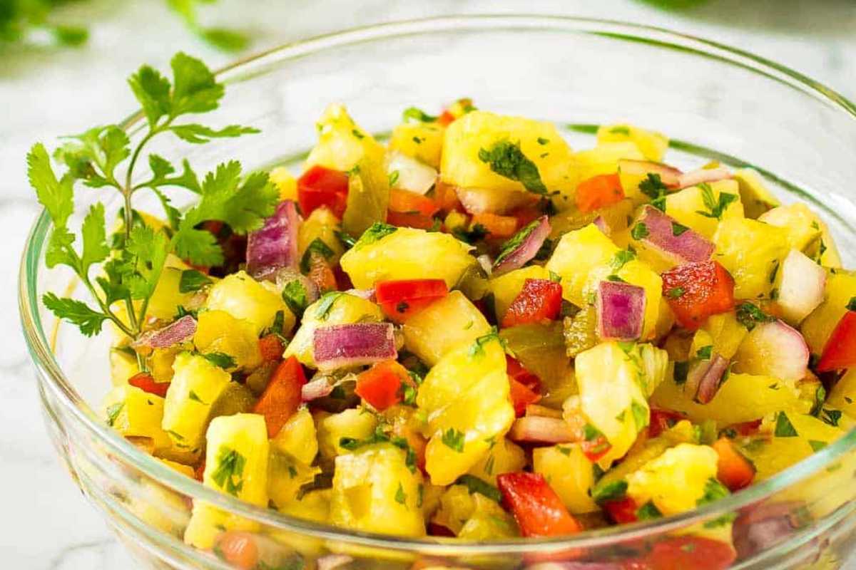 Pineapple Pico De Gallo.
