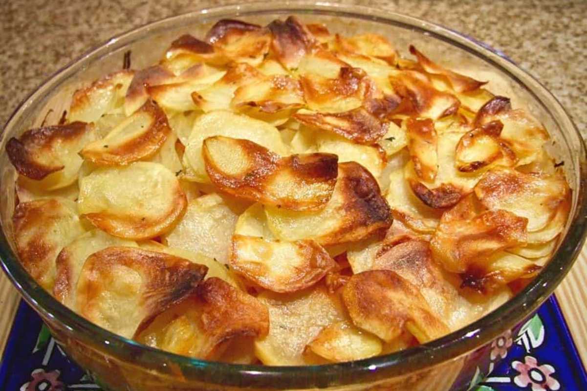 Potato Carrot Layer Bake Recipe.