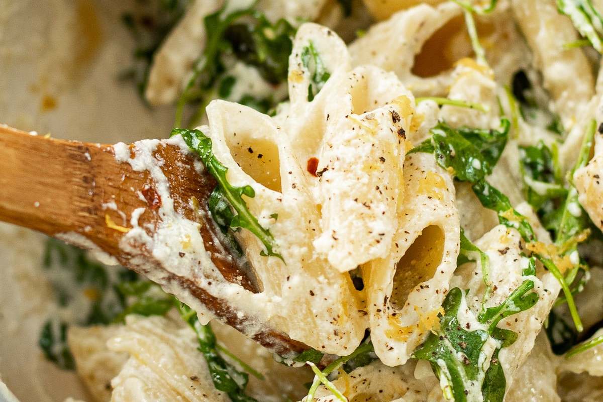 Ricotta Lemon Pasta. 