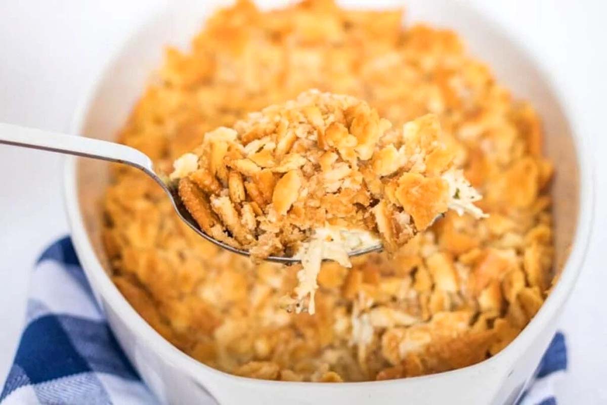 Ritz Chicken Casserole.