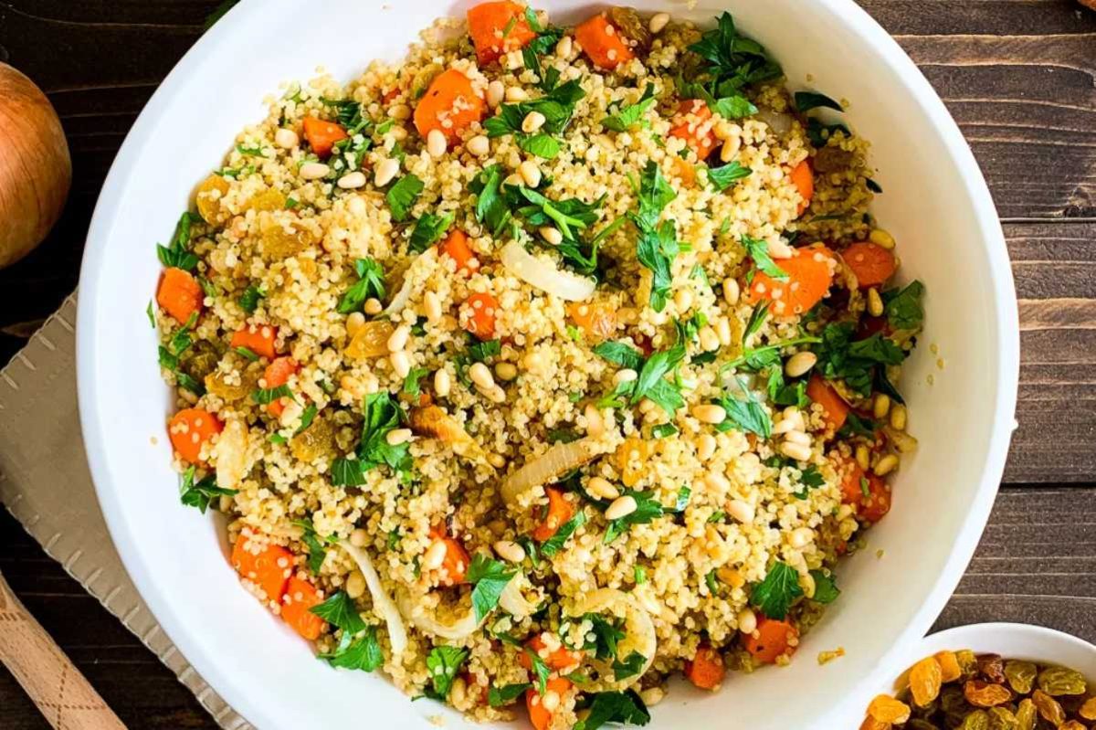 Roasted Carrot and Quinoa Salad.