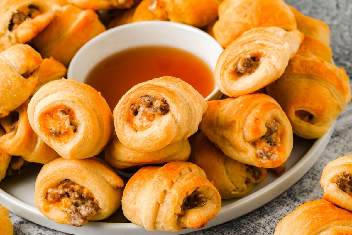 Sausage Cream Cheese Crescent Rolls