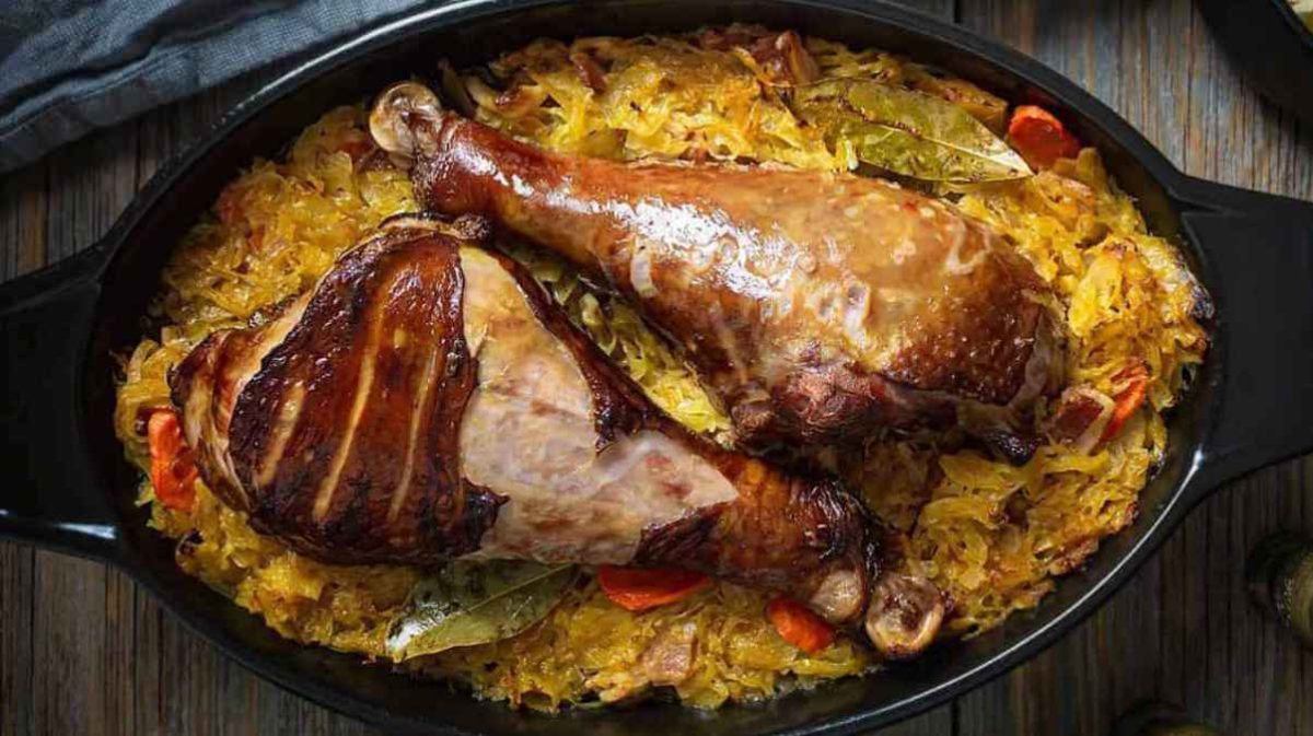 Serbian Baked Sauerkraut.